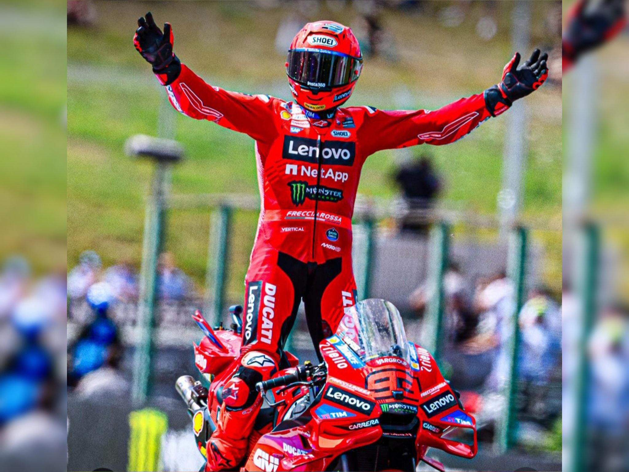 Marc Marquez kembali cetak rekor dengan memenangi MotoGP RepCeko.