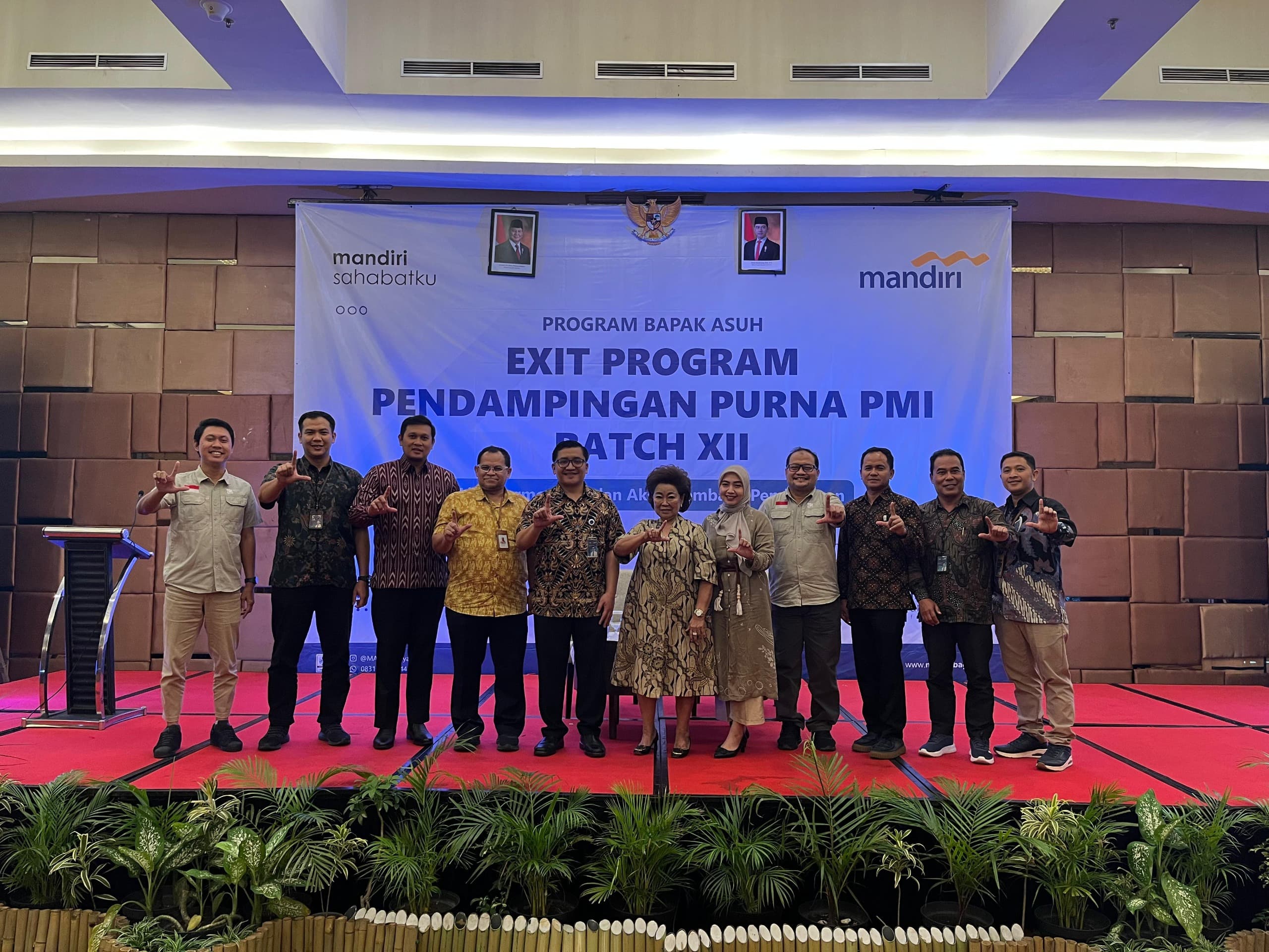 BERMANFAAT: Exit Pogram Pendampingan Purna PMI batch XII digelar di Ruang Bima 1, Ballroom Aston Madiun pada 23 Juli 2025.