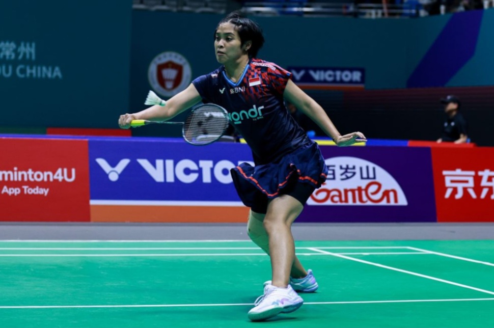 Gregoria Mariska Tunjung terhenti di babak perempat final.