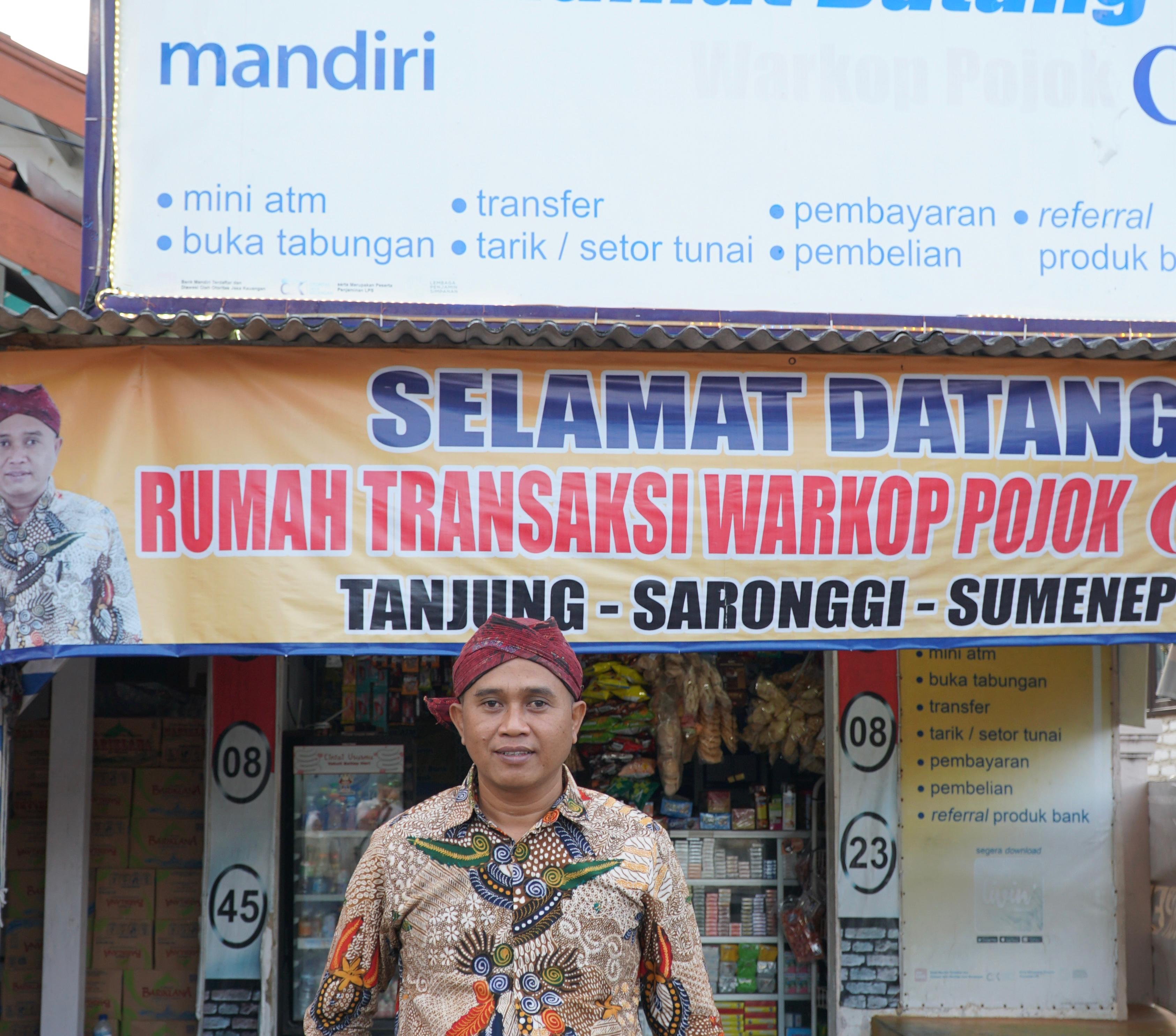 Melalui program Mandiri Agen, bank berlogo pita emas ini mendorong akselerasi inklusi keuangan nasional dengan menghadirkan layanan perbankan yang mudah diakses oleh masyarakat desa dan pelaku usaha m