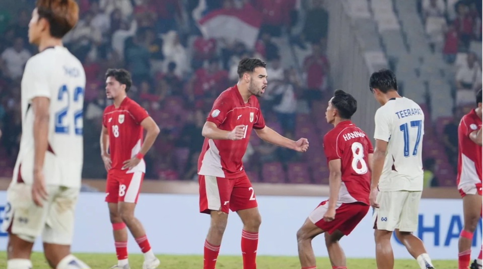 Jen Raven mampu selamatkan Indonesia setelah mencetak gol penyeimbang..