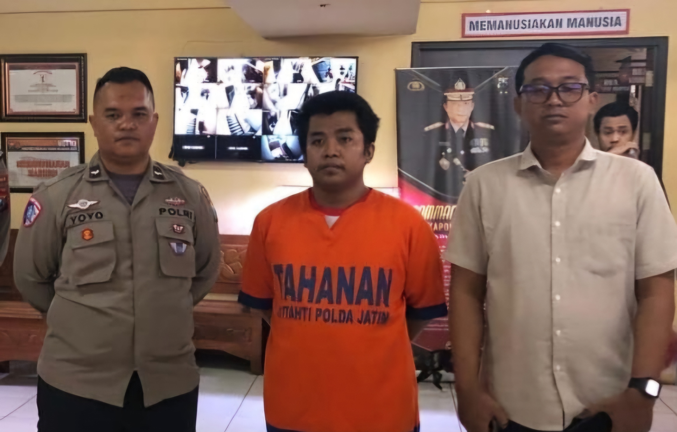 BOHONG : Pelaku curanmor MAF mengaku ia beraksi di Bulaksari, Surabaya, diantar istri untuk salat Jumat. (IST/RADAR SURABAYA)