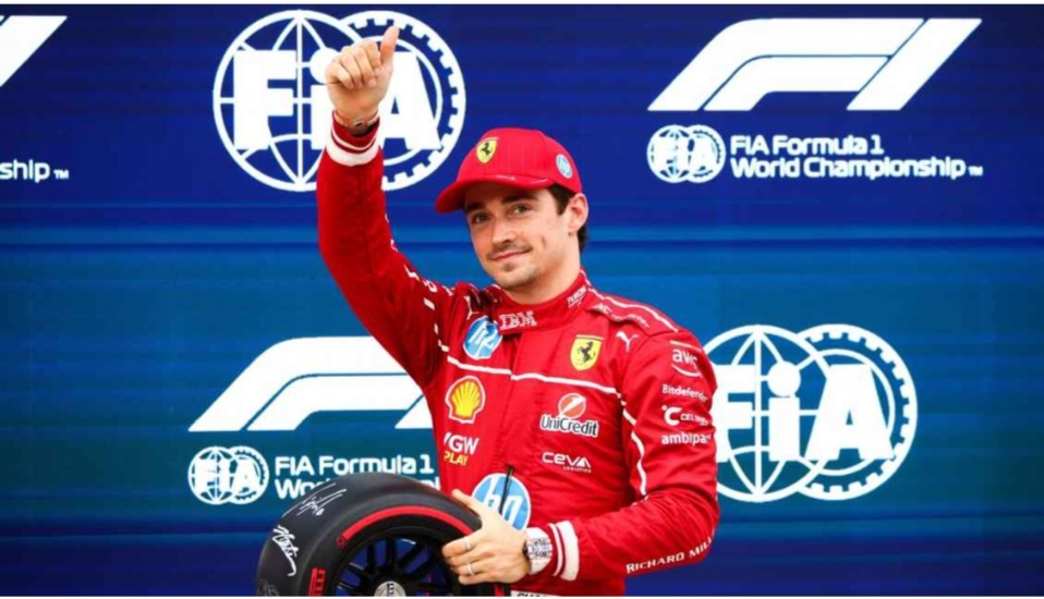 Charles Leclerc mencatatkan waktu tercepat   dan raih pole position di Hungaria.