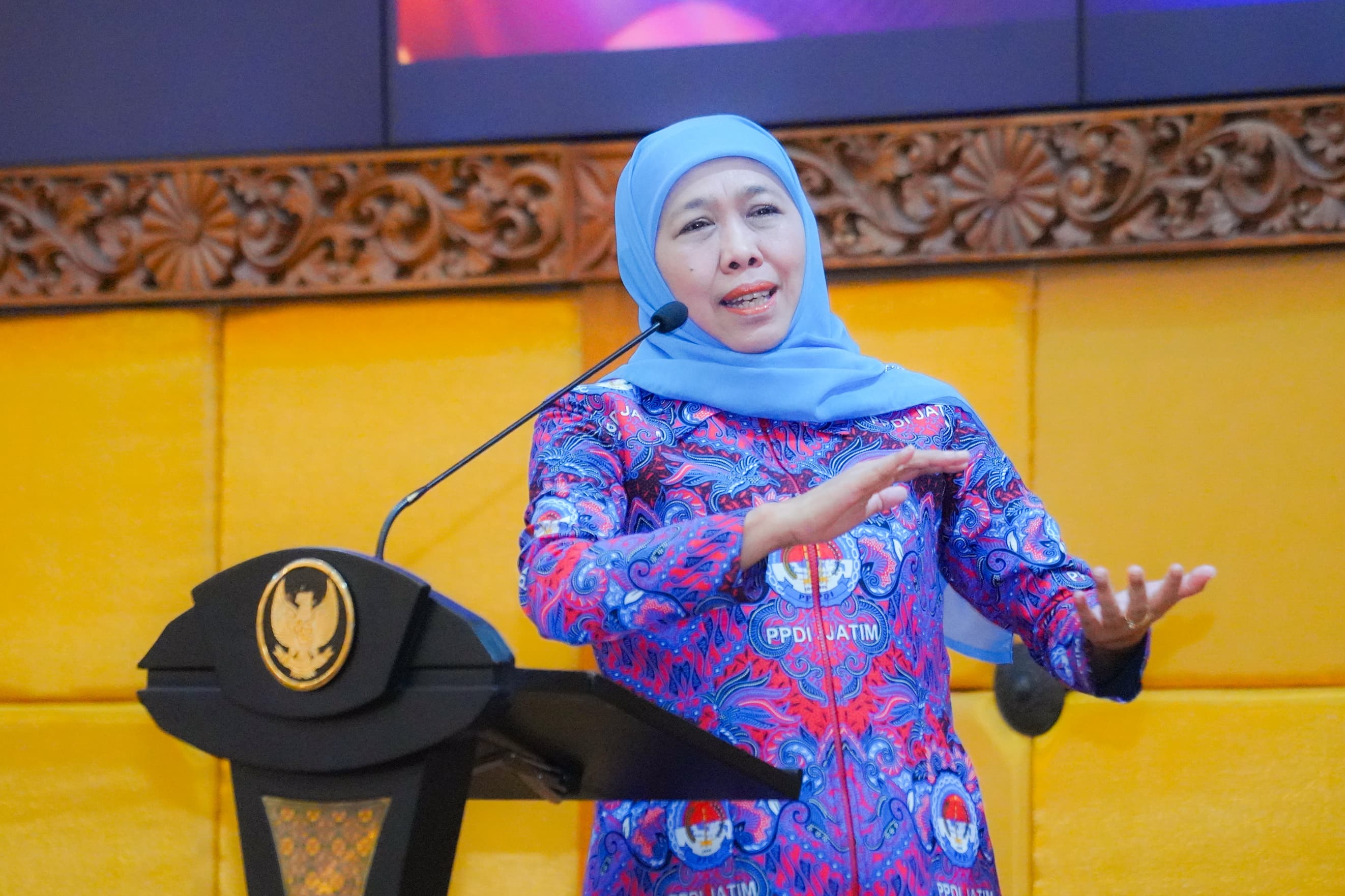 Gubernur Jawa Timur Khofifah Indar Parawansa
