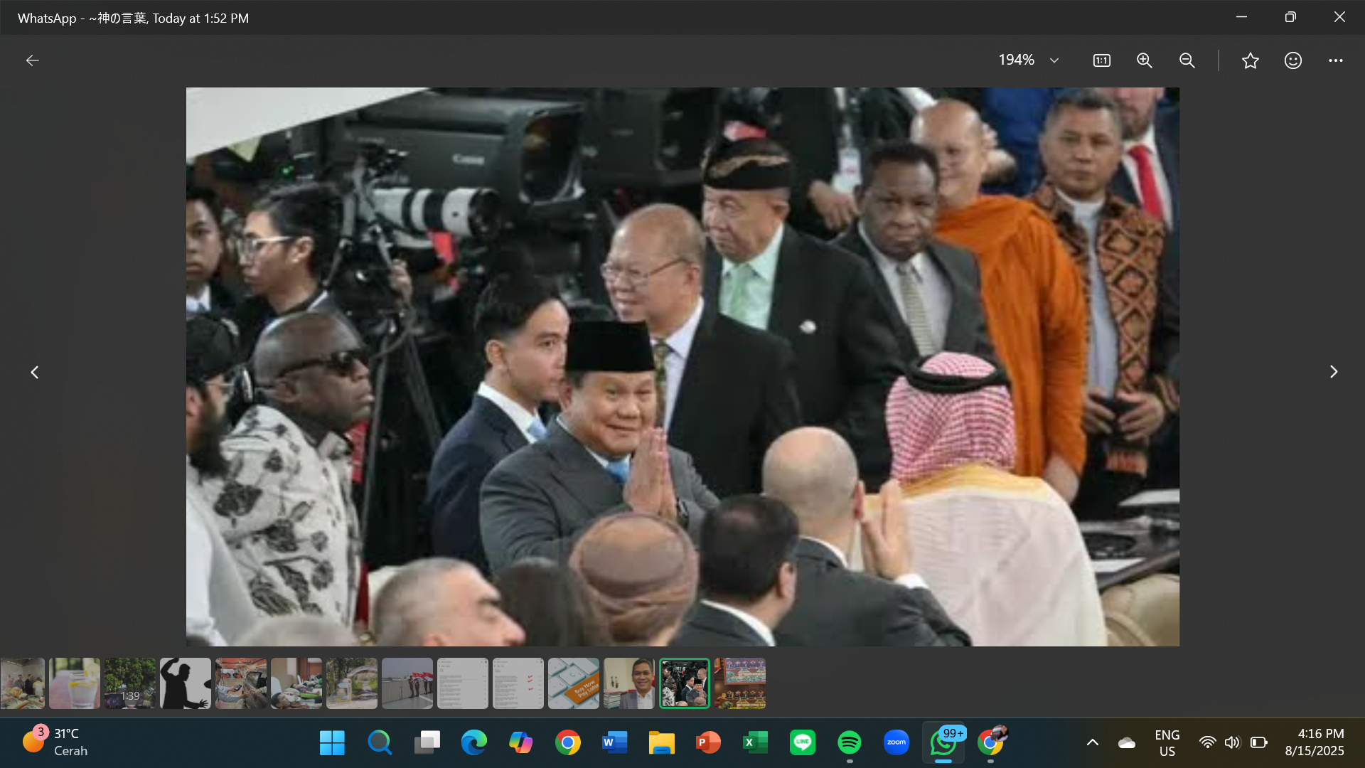 Indonesia kembali ekspor beras dan jagung usai puluhan tahun, diumumkan Presiden Prabowo di Sidang Tahunan MPR RI.