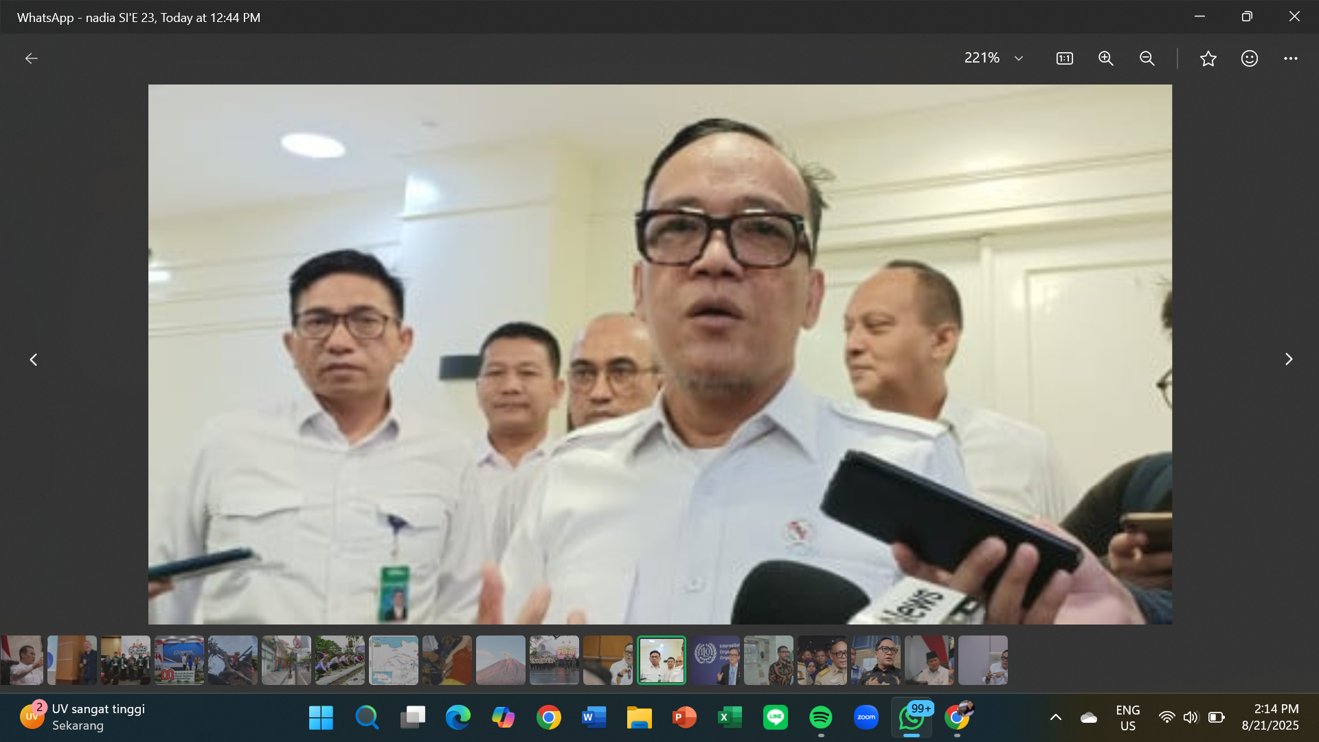 Wamenaker Immanuel Ebenezer ditangkap KPK dalam OTT terkait dugaan pemerasan.
