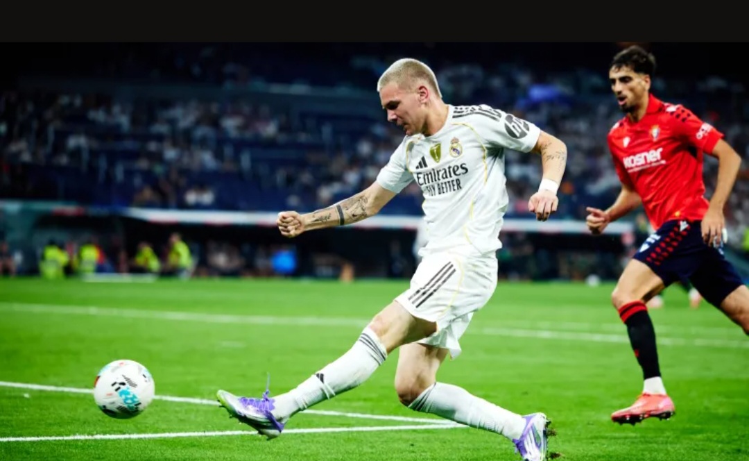 Franco Mastantuono (kiri) dianggap pemain ilegal saat menghadapi Osasuna.