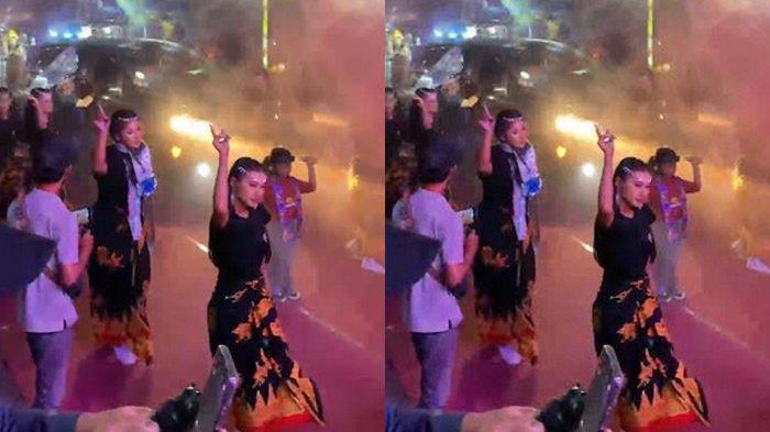 Karnaval sound horeg semwarut akibat empat penari ditabrak mobil logistik.