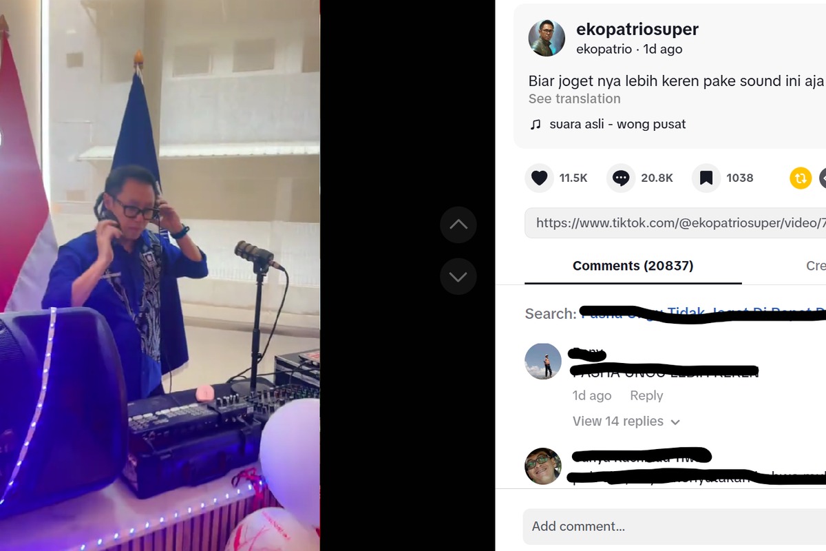 Eko Patrio klarifikasi soal video DJ horeg yang viral, sebut hanya hiburan saat acara internal, bukan sindiran politik.