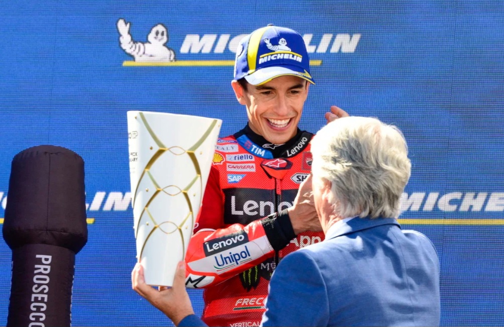 Marc Marquez berjaya di MotoGP Hungaria 2025.