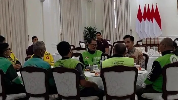 Perwakilan mitra ojol bertemu Wapres Gibran dalam forum dialog terbuka yang diinisiasi Kantor Wakil Presiden, Sabtu (30/8).