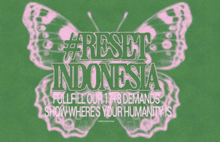Ilustrasi Brave Pink dan Hero Green sebagai simbol solidaritas warganet dalam bentuk foto profil berwarna pink-hijau yang kini viral.
