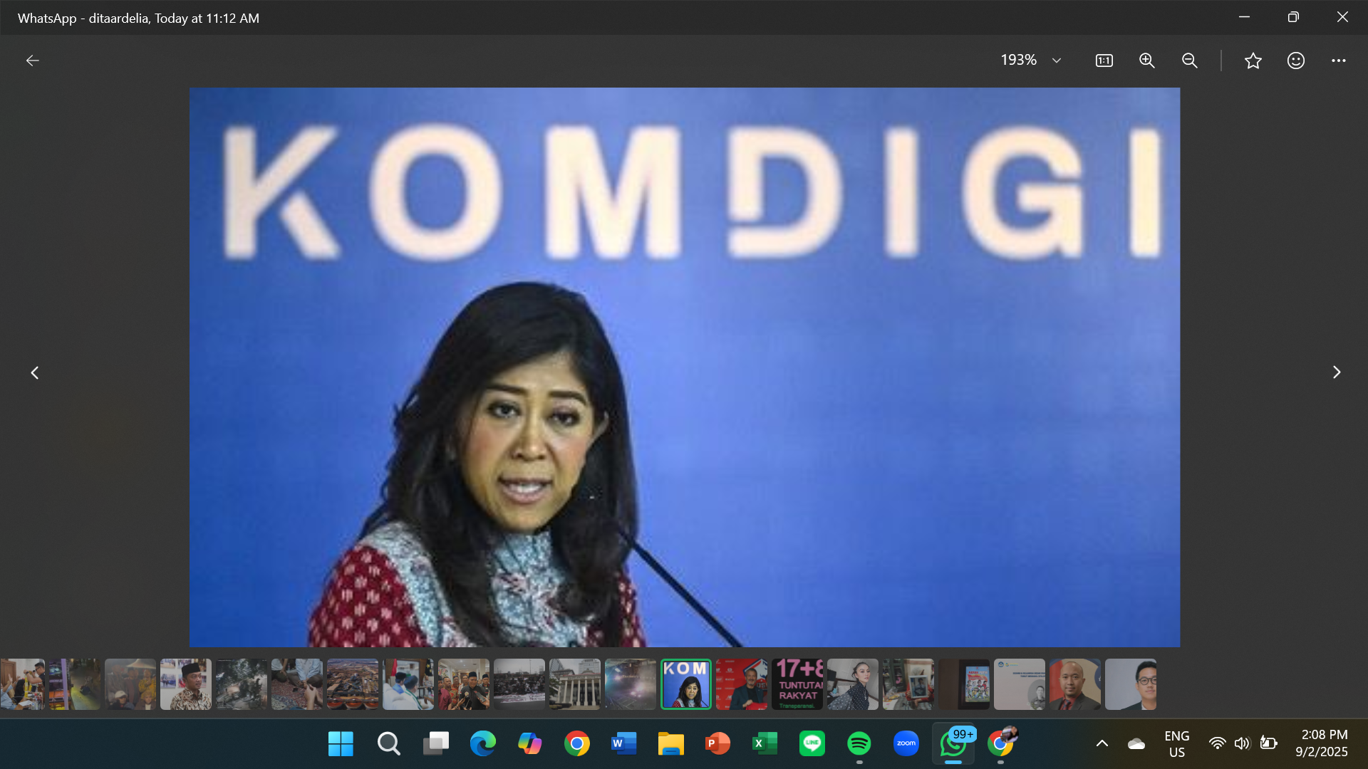 Menkomdigi Meutya Hafid ungkap perputaran dana besar di platform digital saat demo, terkait judi online dan konten kekerasan berbayar.