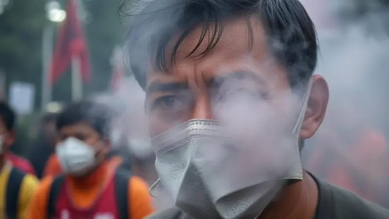 Berbagai resiko dari paparan gas air mata.
