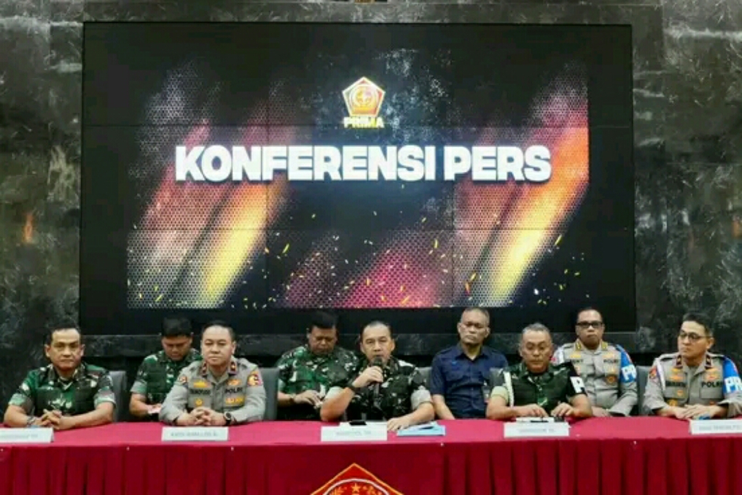 Konferensi pers menanggapi aksi unjuk rasa di sejumlah kota di Indonesia. (IST)