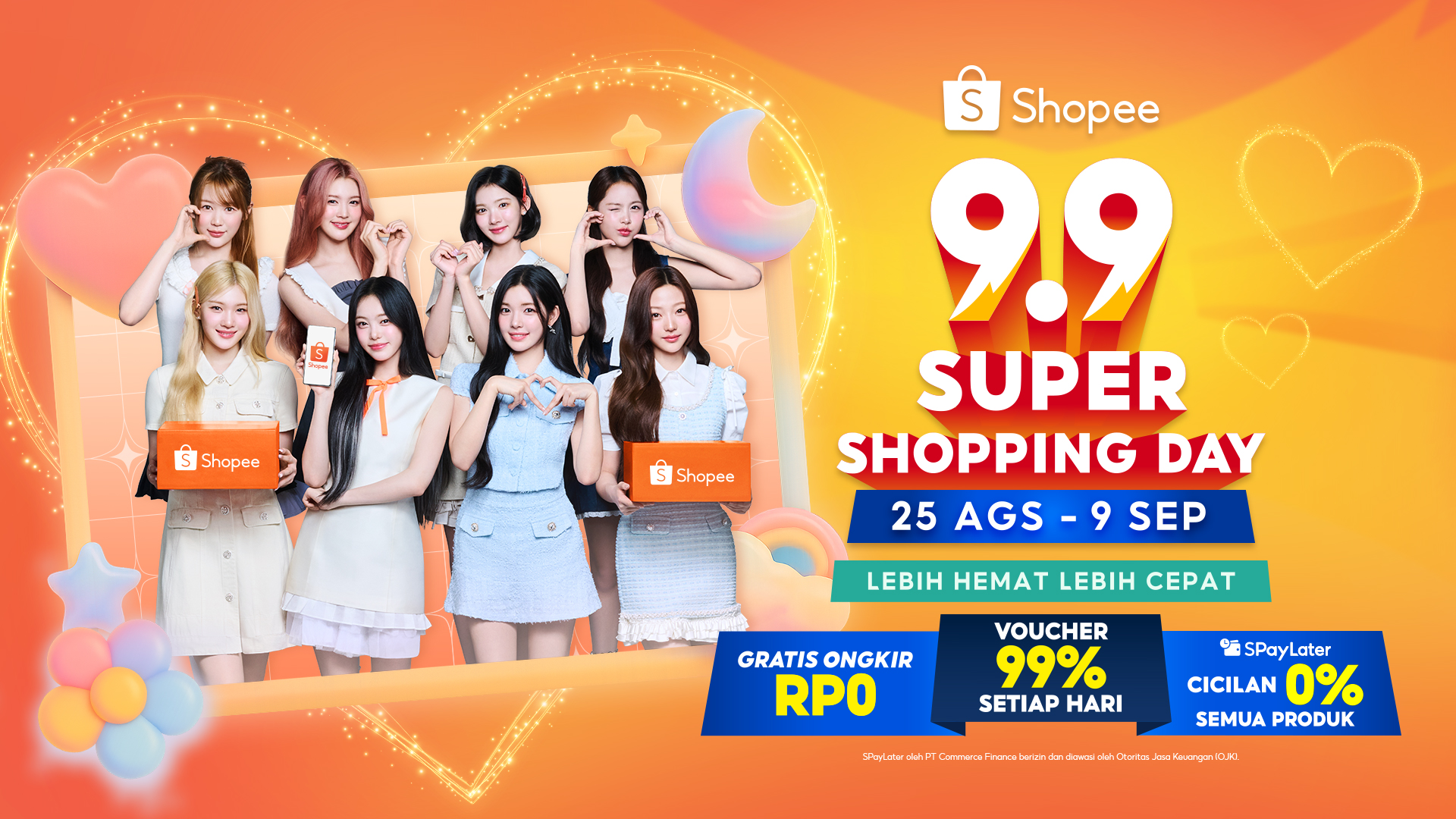 Hearts2Hearts muncul di iklan terbaru Shopee 9.9 Super Shoping Day