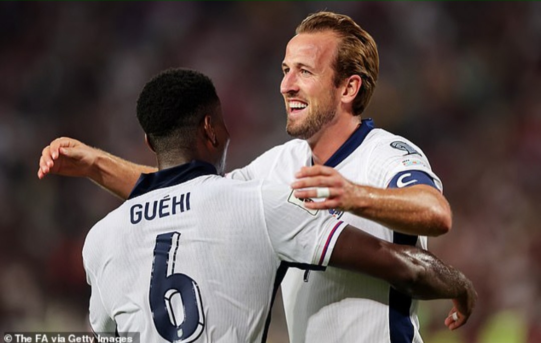 Marc Guehi dan Harry Kane tampil mengesankan di laga lawan Serbia.