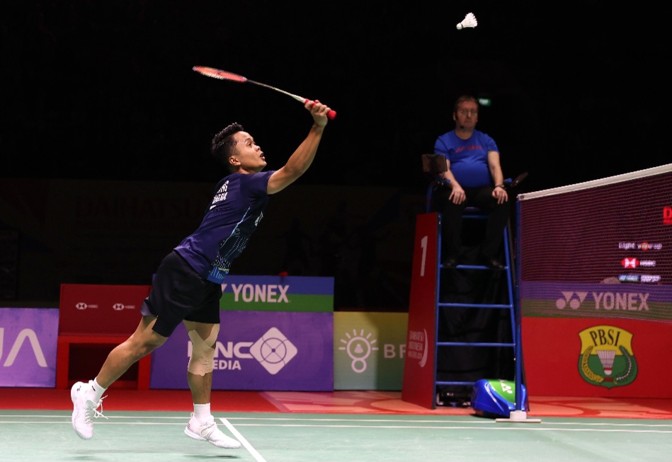 Anthony Sinisuka Ginting gagal melaju ke babak 16 besar.