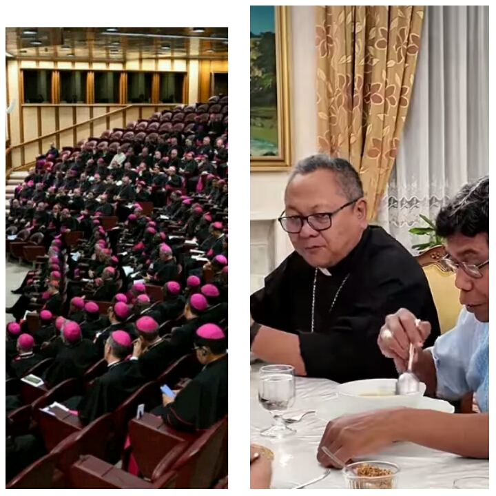 Uskup Surabaya Agustinus Tribudi Utomo mengikuti audiensi bersama Paus Leo XIV di Vatikan. (IST)