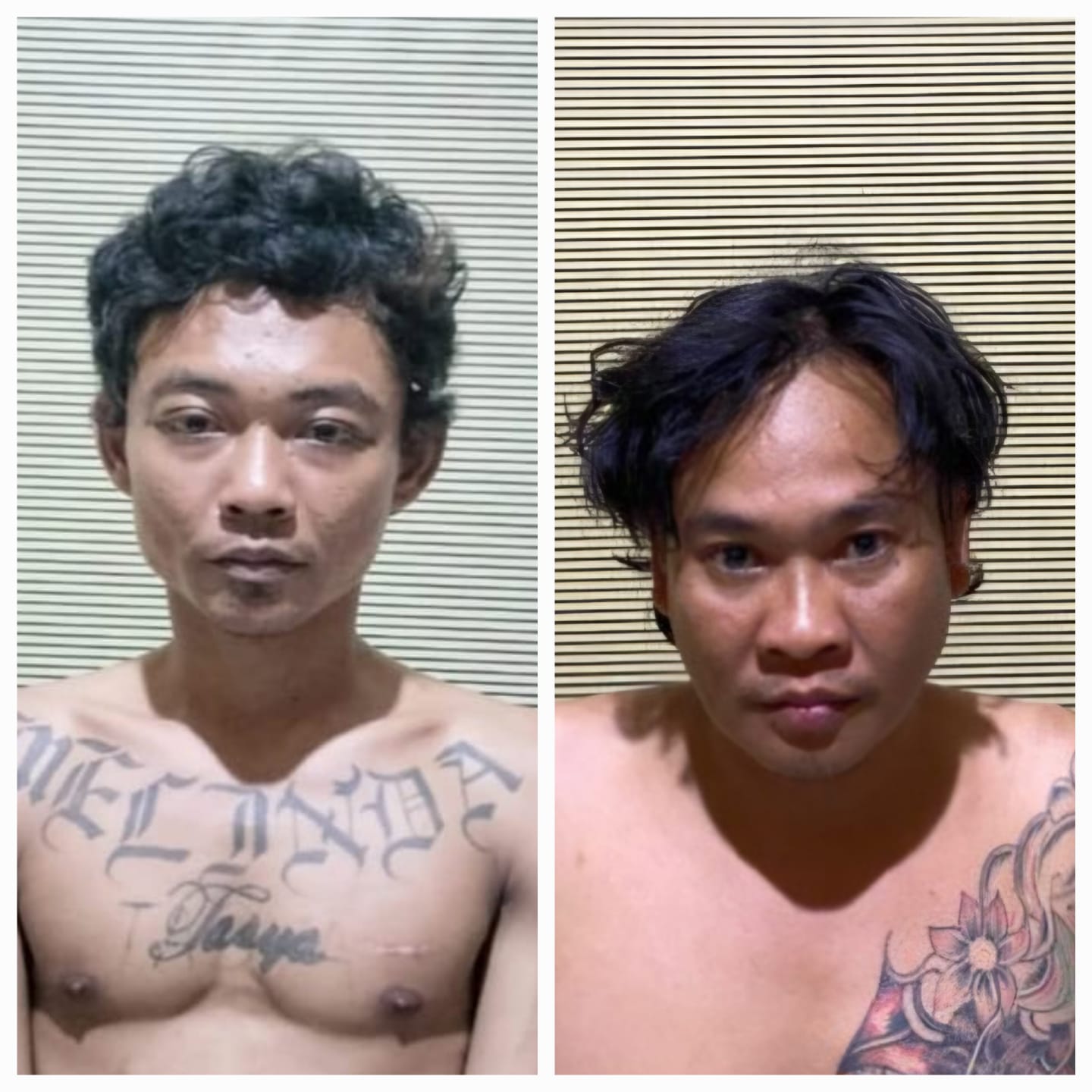 SEMBUNYI: Dua jambret Ponsel di Jalan Pandugo, Rungkut, Surabaya, akhirnya ditangkap. (IST/RADAR SURABAYA)