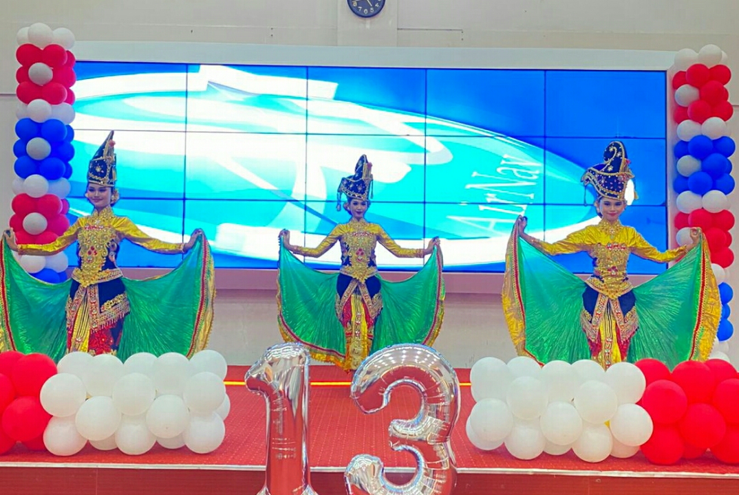Tarian Wulandaru memeriahkan Hari Jadi ke-13 Airnav Indonesia. (IST)