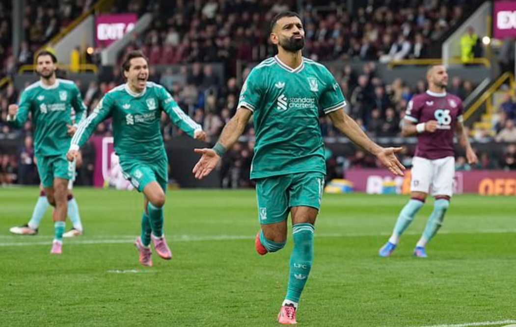Mohamed Salah jadi penentu kemenangan Liverpool.
