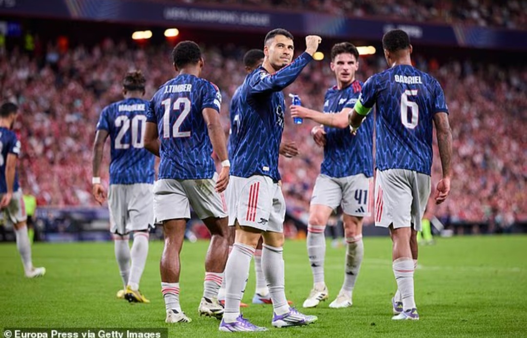Gabriel Martinelli cetak gol untuk nawa Arsenal menang di San Mames