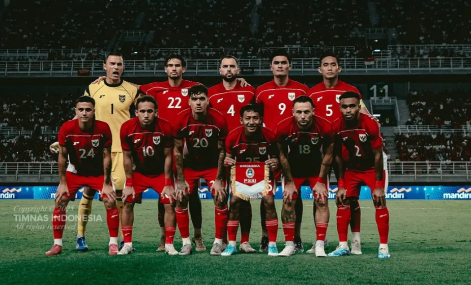 Timnas Indonesia turun ranking.