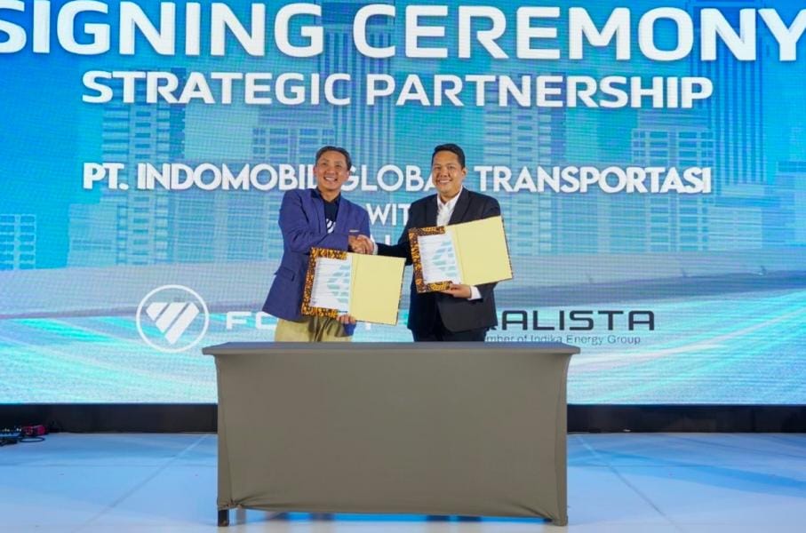 SEPAKAT: Foton Indonesia juga secara resmi melakukan penandatanganan kerja sama strategis (Strategic Partnership Signing Ceremony) dengan KALISTA.