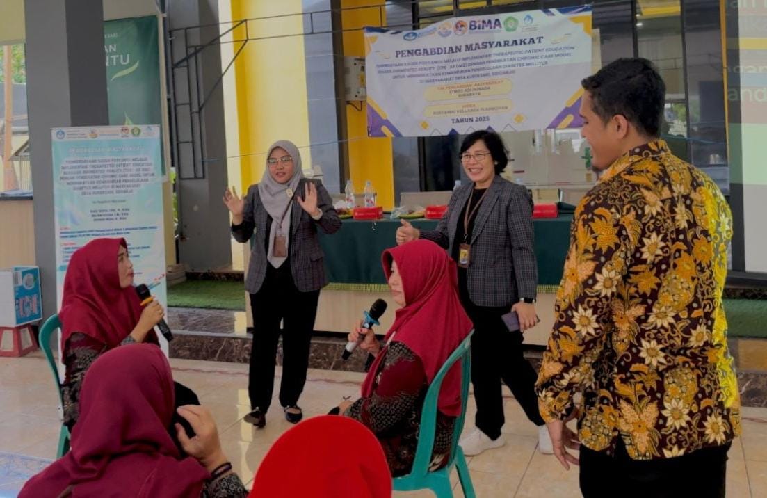 BEKAL UNTUK KADER: Pelatihan Psikososial dan Komunikasi Terapeutik oleh tim pengabdian masyarakat.(IST/RADAR SURABAYA)