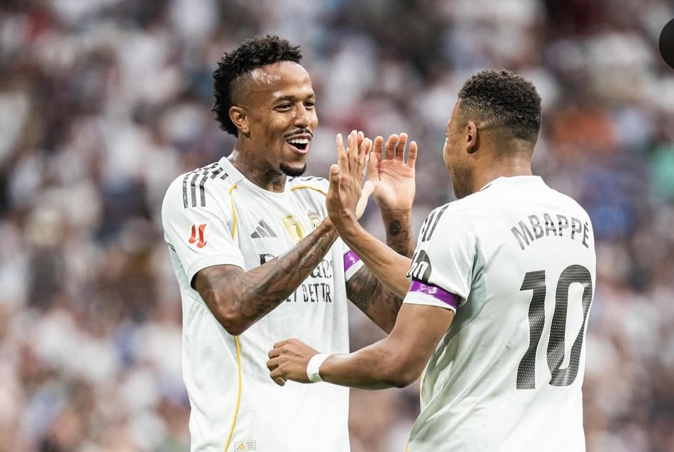 Eder Militao dan Kylian Mbappe Jadi penentu kemenangan Real Madrid