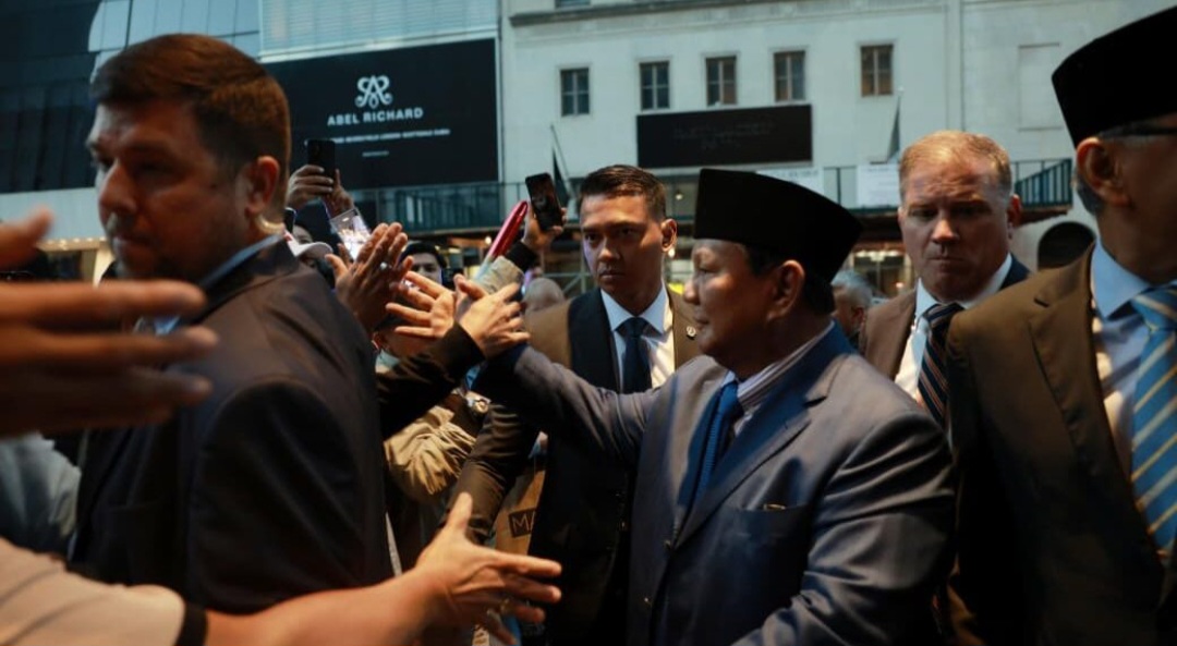 Presiden Prabowo Subianto disambut ratusan diaspora Indonesia yang berada di New York.