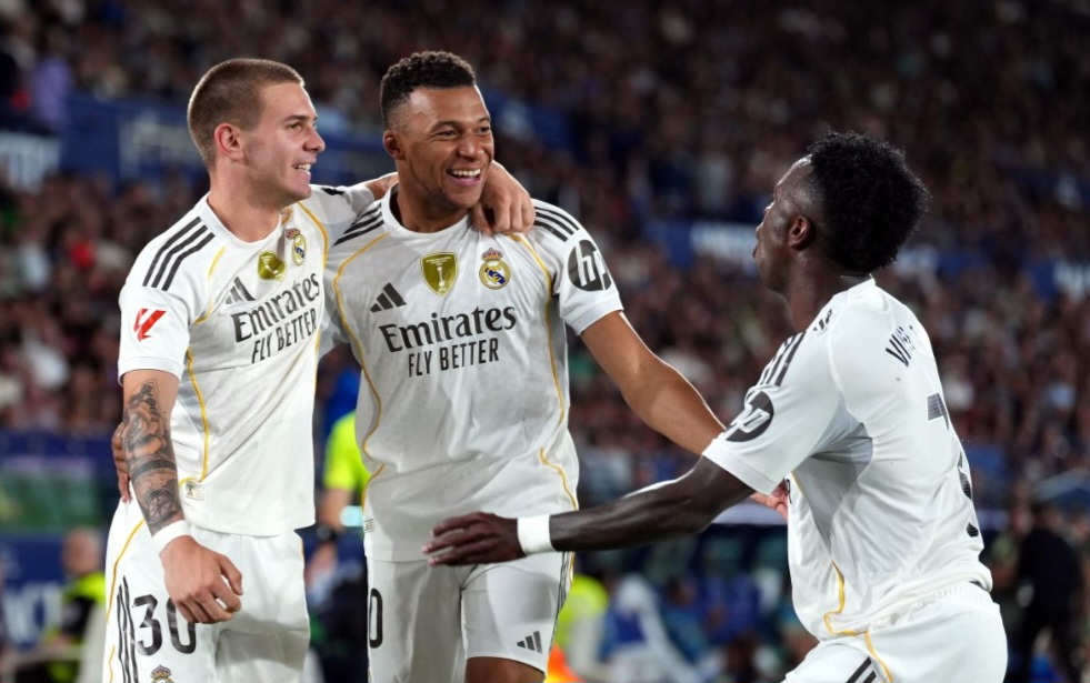 Kylian Mbappe Jadi Bintang kemenangan Real Madrid atas Levante.