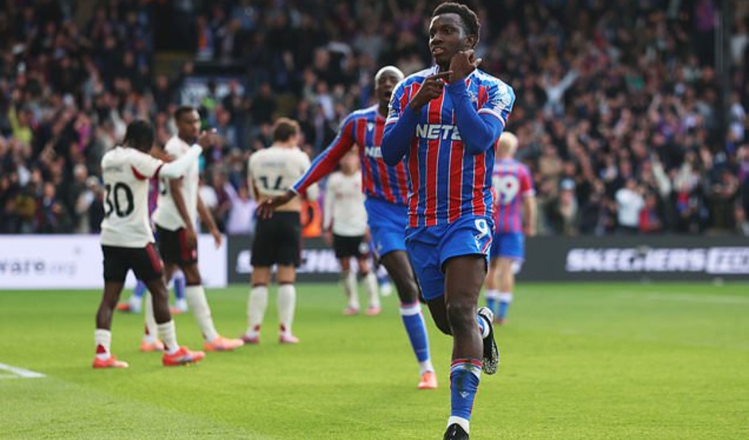Eddie Nketiah jadi penentu kemenangan Crystal Palace.