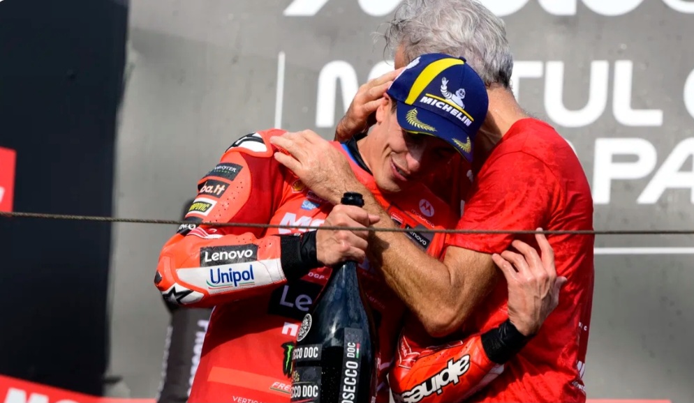 Marc Marquez dan Gigi Dall&rsquo;Igna.