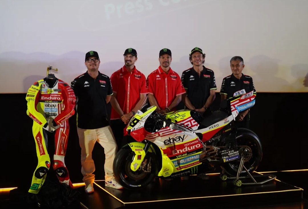 Tim Balap VR46, Peluncuran Livery Spesial GP Indonesia 2025.