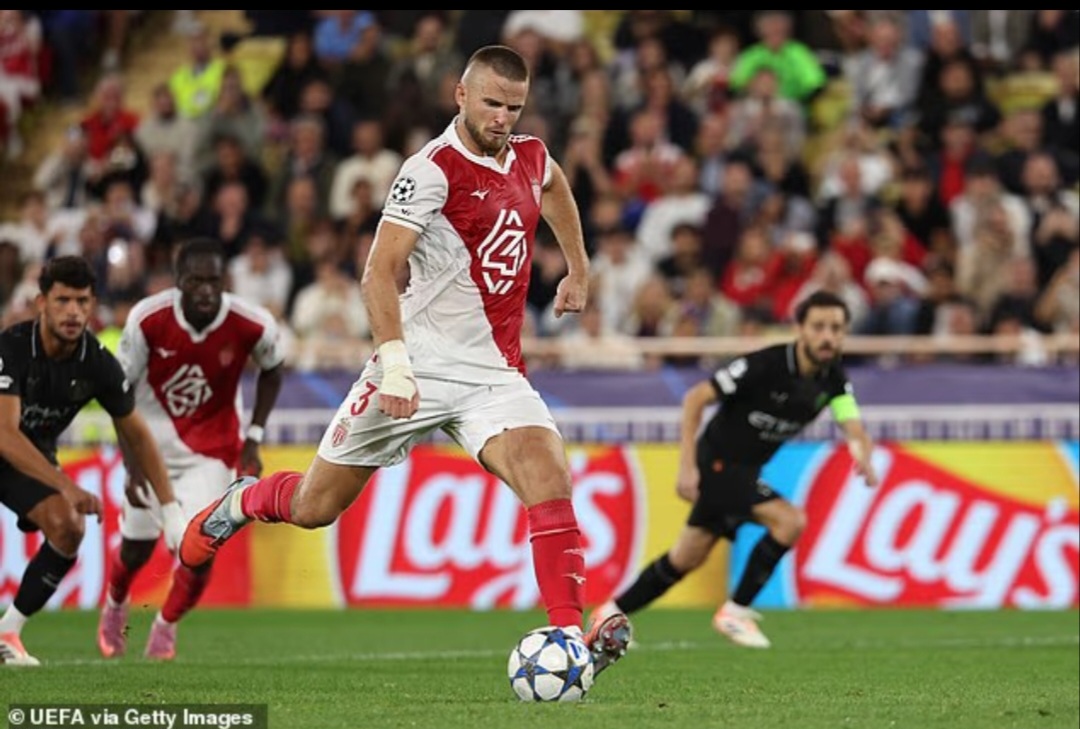 Penalti Eric Dier selamatkan Aas Monacobdari kekalahan.