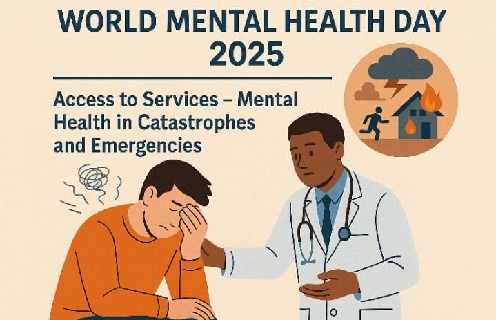 Access to Services, Mental Health in Catastrophes and Emergencies jadi tema hari Kesehatan Mental Sedunia 2025.