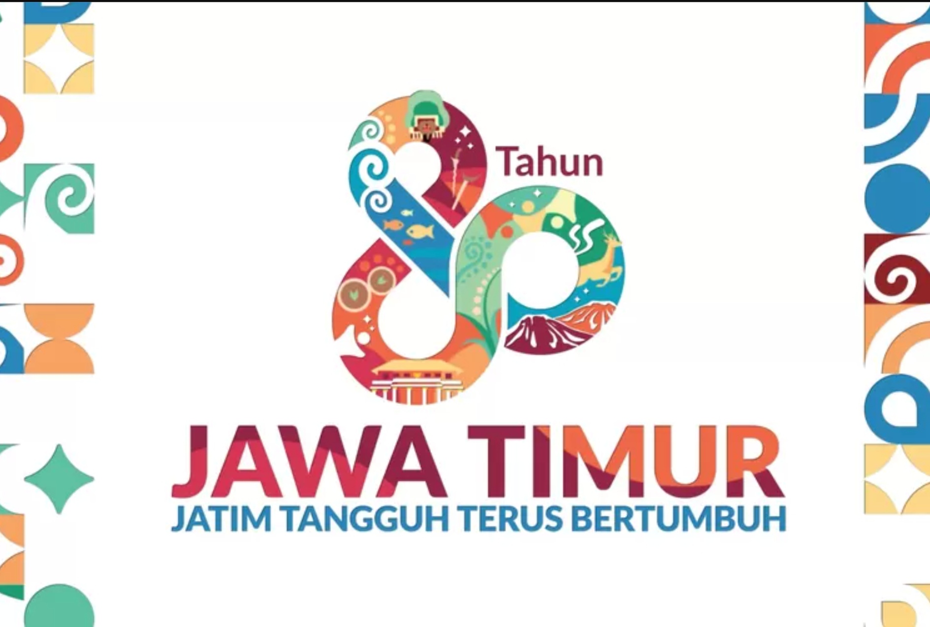 Logo Hari Jadi Jawa Timur ke-10 .