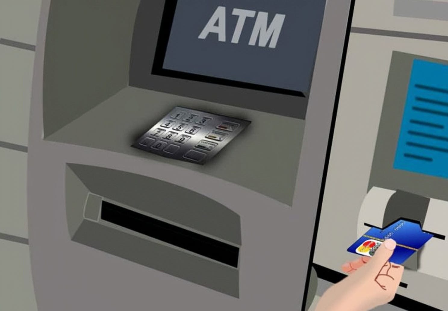 Perhatikan kondisi slot kartu ATM sebelum digunakan.
