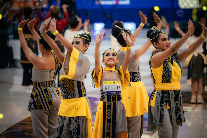 CATAT PRESTASI: Sanggar Tari Gito Maron berhasil menjadi juara I Indonesia Menari 2025 sesi Surabaya.