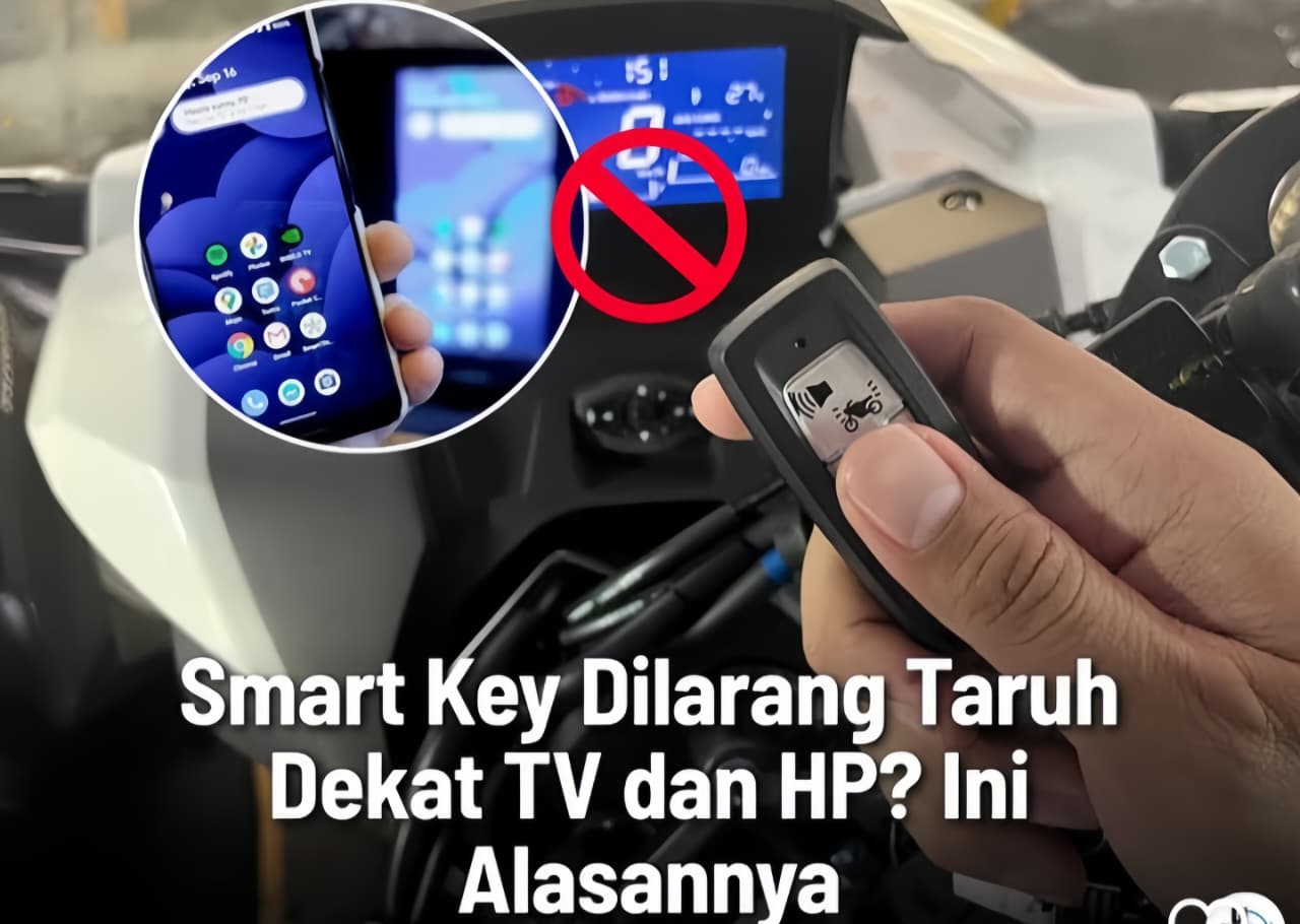 Jangan taruh smart key sembarangan.