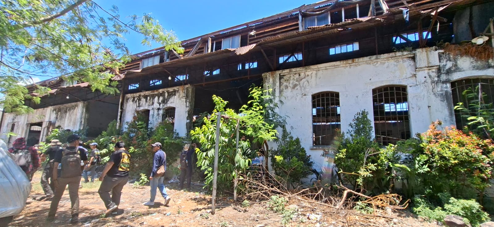 GEDUNG TUA: Magazijn Oost Java Stoomtram Maatschappij (OJS) yang menjadi gudang penyimpanan peralatan trem uap.