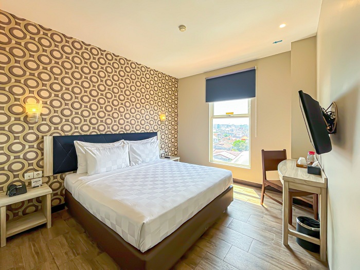NYAMAN: Suasana kamar di Hotel 88 Kedungsari Surabaya yang bulan ini dapat dinikmati dengan promo spesial.