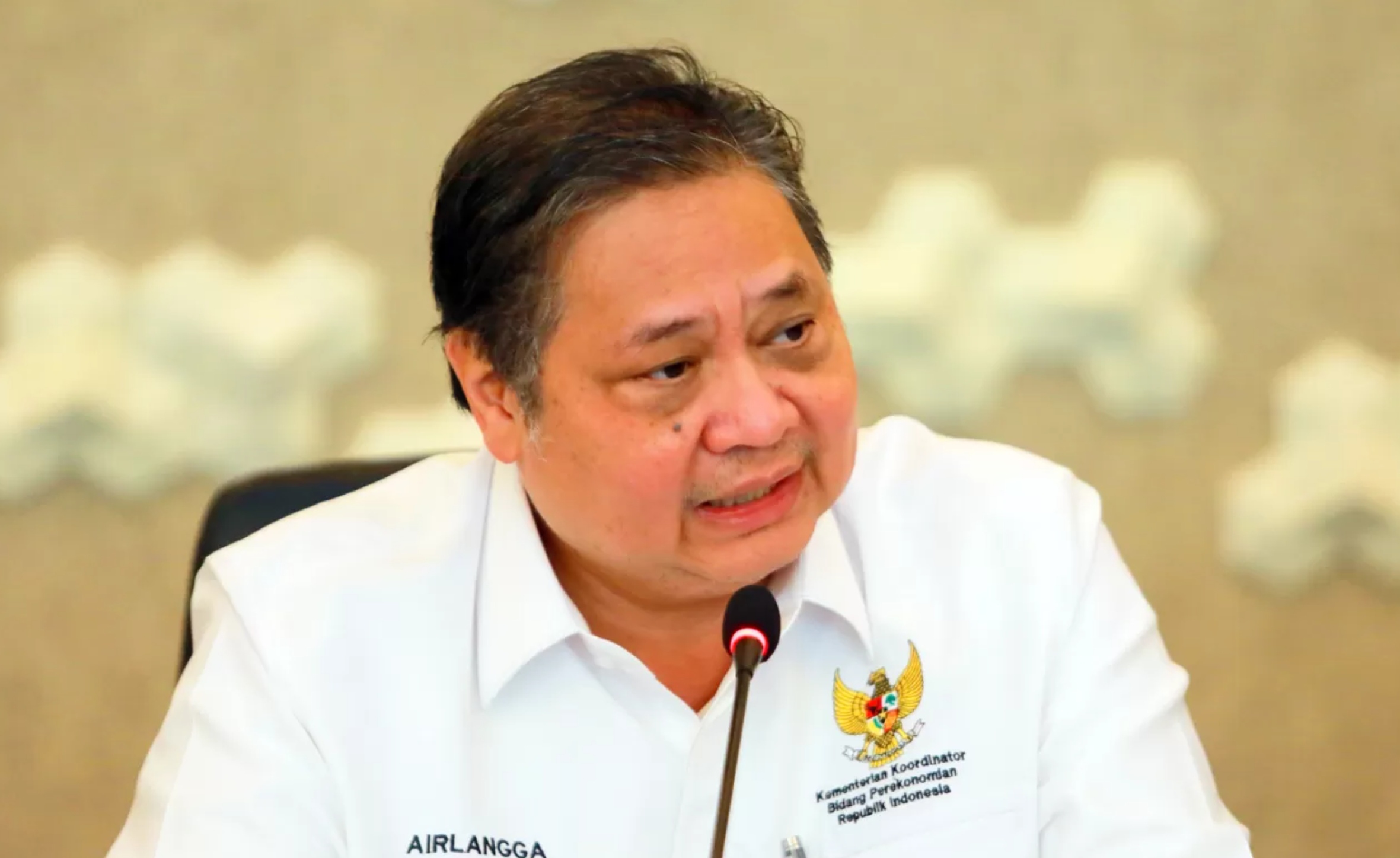 Menteri Koordinator Bidang Perekonomian Airlangga Hartarto.