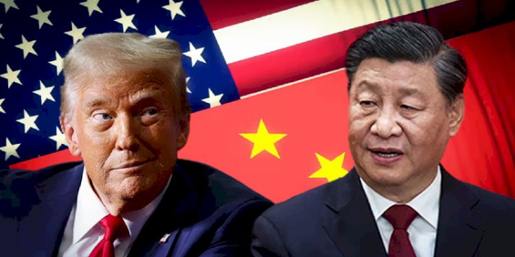 Presiden Donald Trump dan Presiden Xi Jinping.