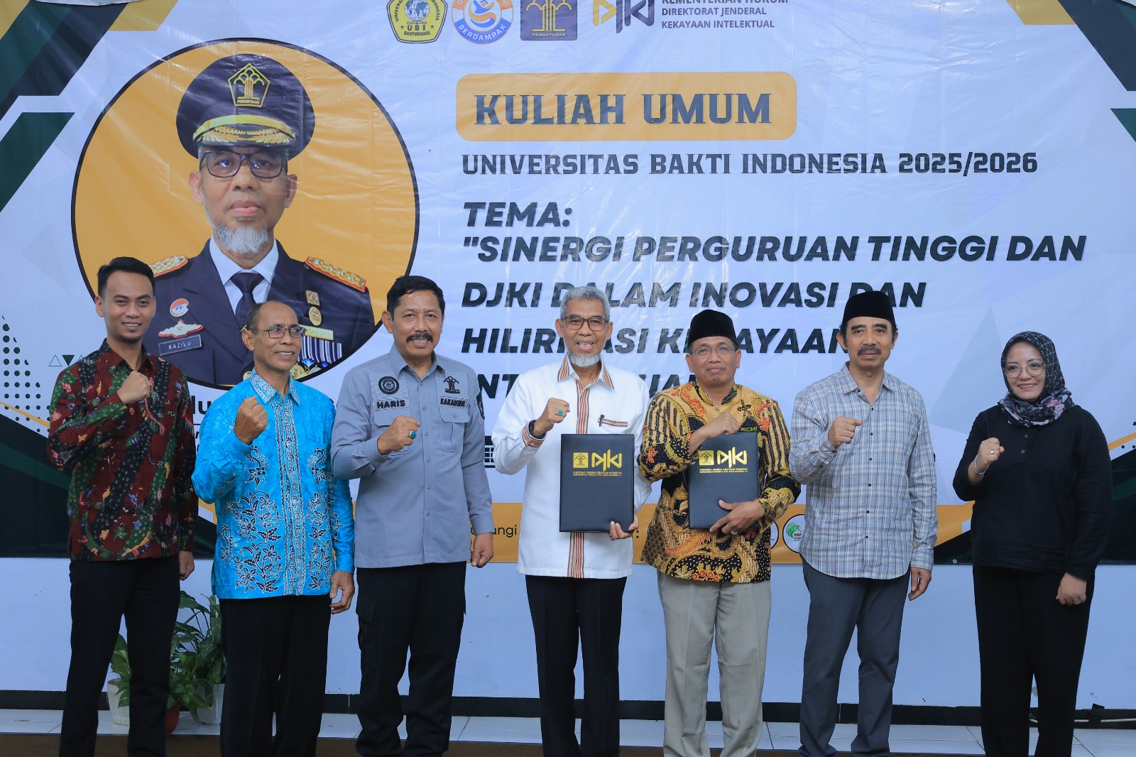 KOLABORASI: Kemenkum Jawa Timur menegaskan komitmennya untuk mengawal penguatan ekosistem kekayaan intelektual (KI) di lingkungan perguruan tinggi.