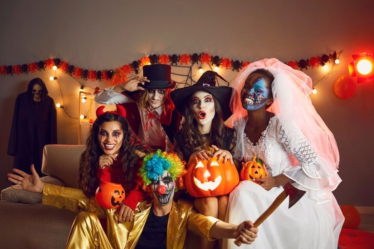 Ilustrasi acara hallowen.