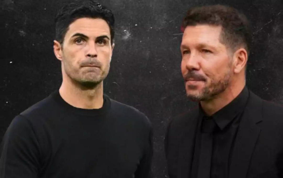 Mikel Arteta and Diego Simeone.