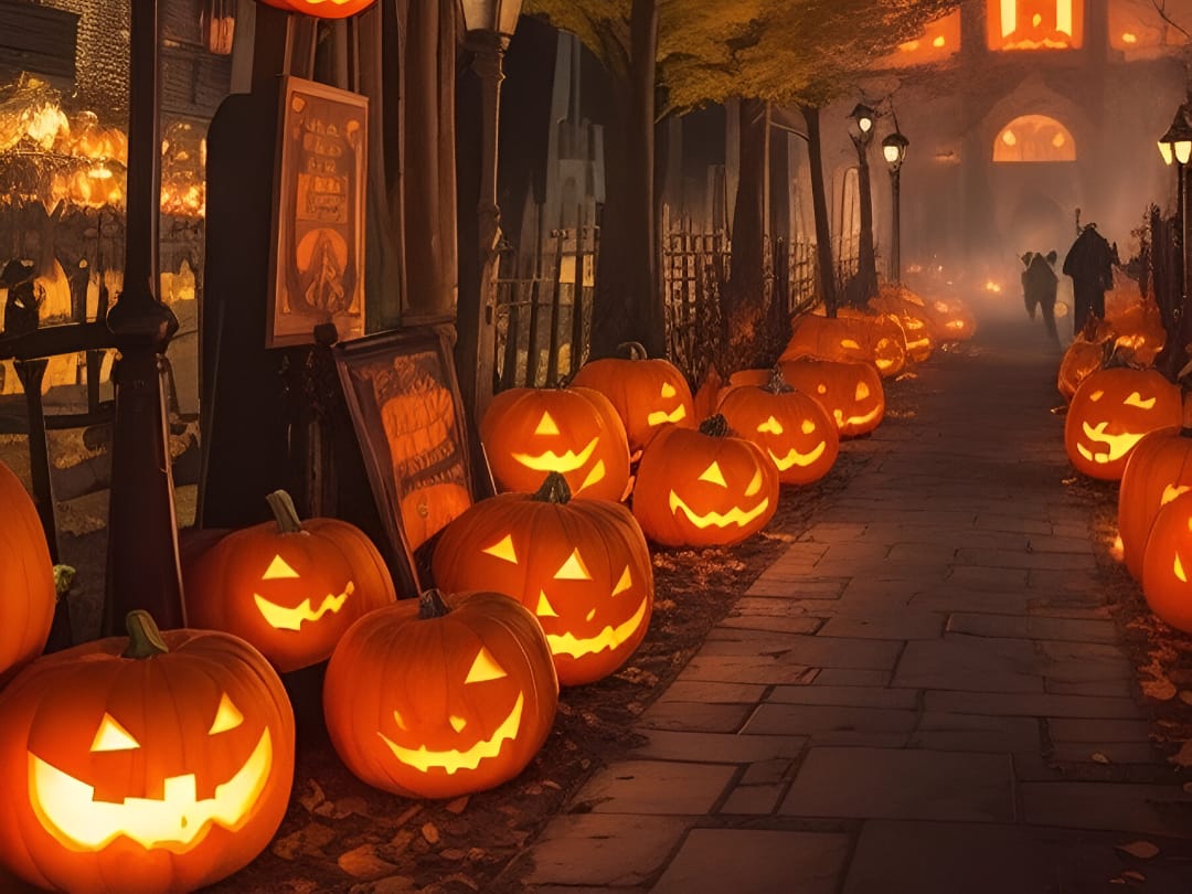Ilustrasi Halloween.